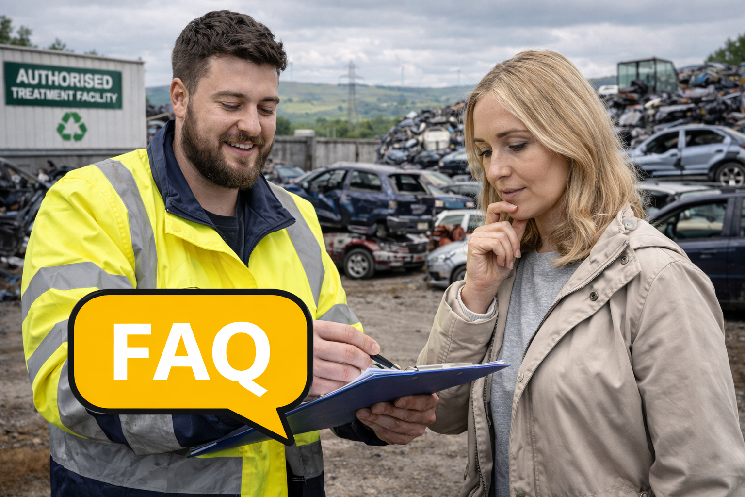 Scrap car FAQs and advice in Keighley