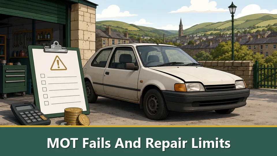 MOT Fails And Repair Limits