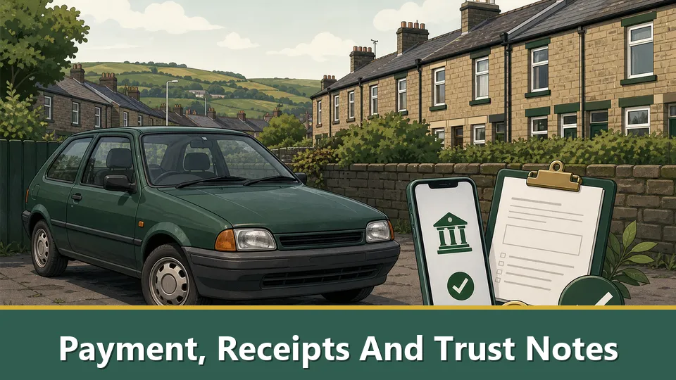 Payment, Receipts And Trust Notes